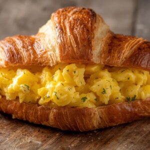 Egg Croissant / كرواسون بيض سكرامبل