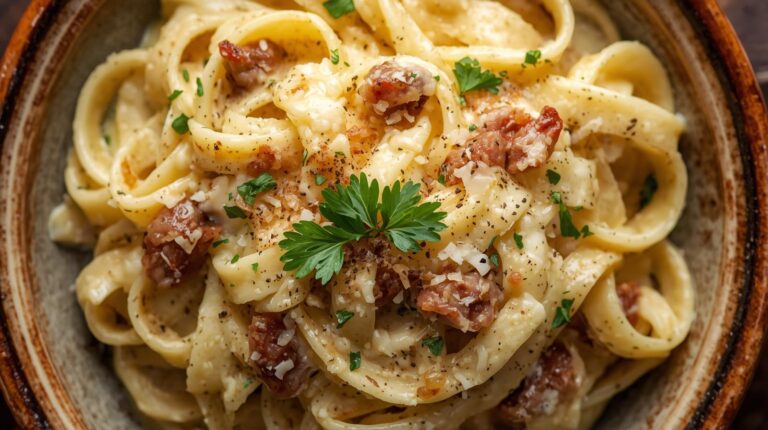 Fettuccini Al Carbonara