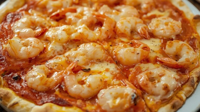 Pizza seafood