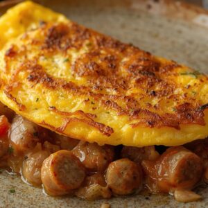 Sausage Omelet / اومليت سجق رول