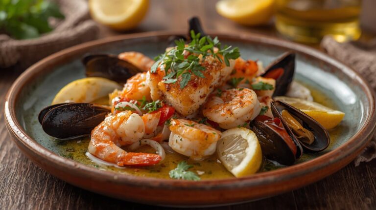 Seafood dish